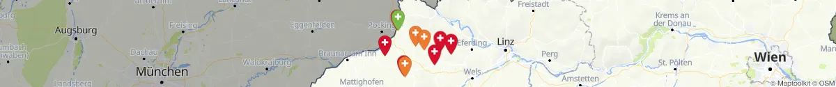 Map view for Pharmacies emergency services nearby Sigharting (Schärding, Oberösterreich)